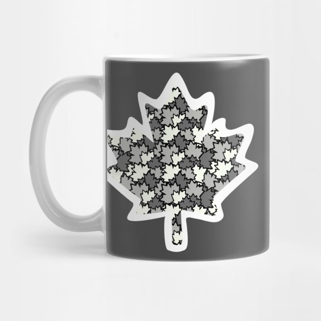 Canadian Maple Leaf - Smoked Grey by GR8DZINE